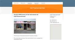 Desktop Screenshot of dd-polsterwerkstatt.de